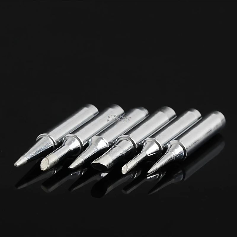 New Soldering TIP Iron Tip 900M-T Type for Hakko 936/937/928 Soldering Station 6PCS/SET T12 Drop ship
