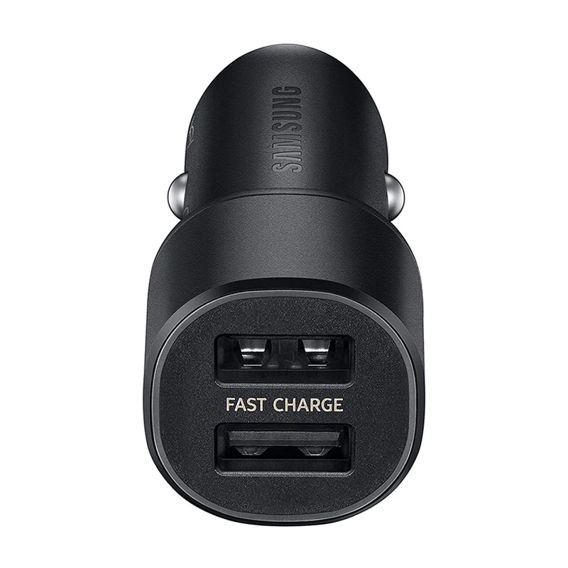 type c car charger samsung Samsung Original Dual Fast Car Charger For Samsung Galaxy S10 Plus S20+ S8 Plus A70 Note10+ S21+ Fast Charing Dual usb Port/15W samsung car charger type c