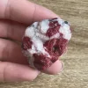 Natural Plum Blossom Cinnabar Quartz Rough Crystal Raw Gemstone Decor 3
