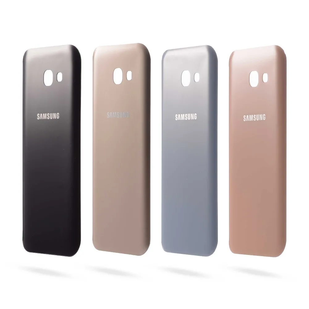 Задняя крышка батареи для Samsung Galaxy A5 A520 A520F задняя крышка корпуса батарейного отсека Запасные части