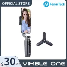 FeiyuTech Vimble واحد Gimbal استقرار Selfie عصا للهاتف مع بلوتوث تمديد القطب ترايبود آيفون 12 برو سامسونج