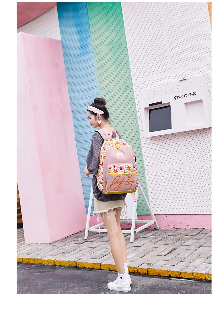 Повседневный Рюкзак, модный студенческий рюкзак с принтом