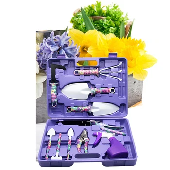 

10Pcs/set 5pcs/set Portable Garden Tool Set Gardening Flowers Planting Tools 2020 New Arrival - Purple