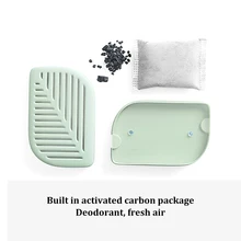 Многоцелевой холодильник в форме листьев, очиститель воздуха в коробке, угольный дезодорант, абсорбирующий освежитель, устраняет запах запахов