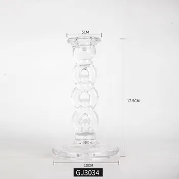 

European Glass Candle Holder for Tea Lights Glass Air Plant Holder Travelling Outdoors Glass Bowls for Flowers Home Decor GG50zt