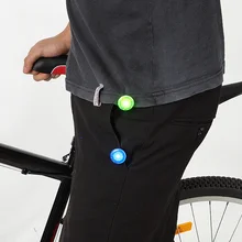 4 шт. зажим для обуви светильник светодиодный мини клип светильник на открытом воздухе оборудование Предупреждение светильник аксессуары бега в темное время суток флэш-сигнал светильник s W