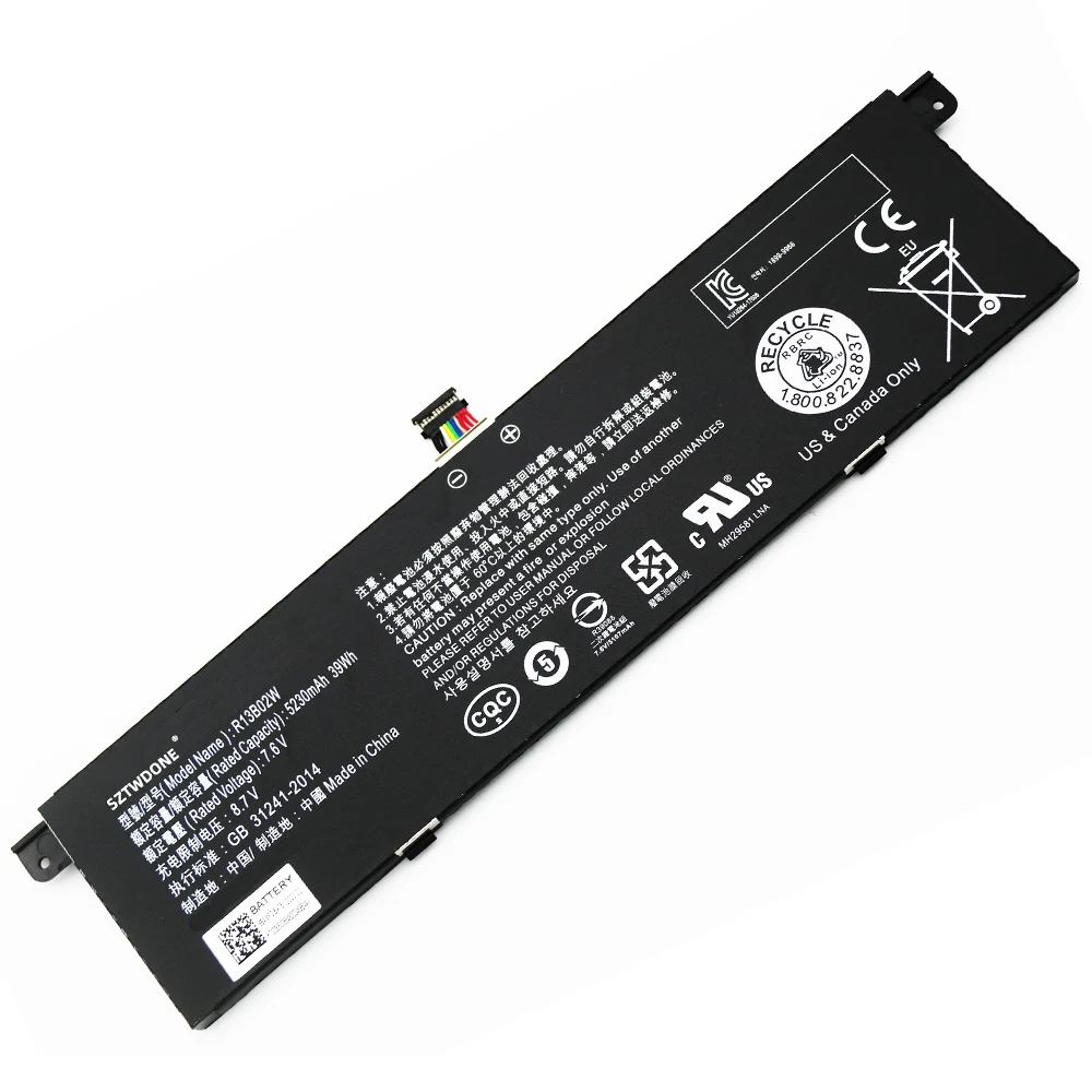 Аккумулятор SZTWDONE R13B02W для ноутбука Xiaomi Mi Air 13 3 ''Series R13B01W 161301 FB FC 01 07|Аккумуляторы