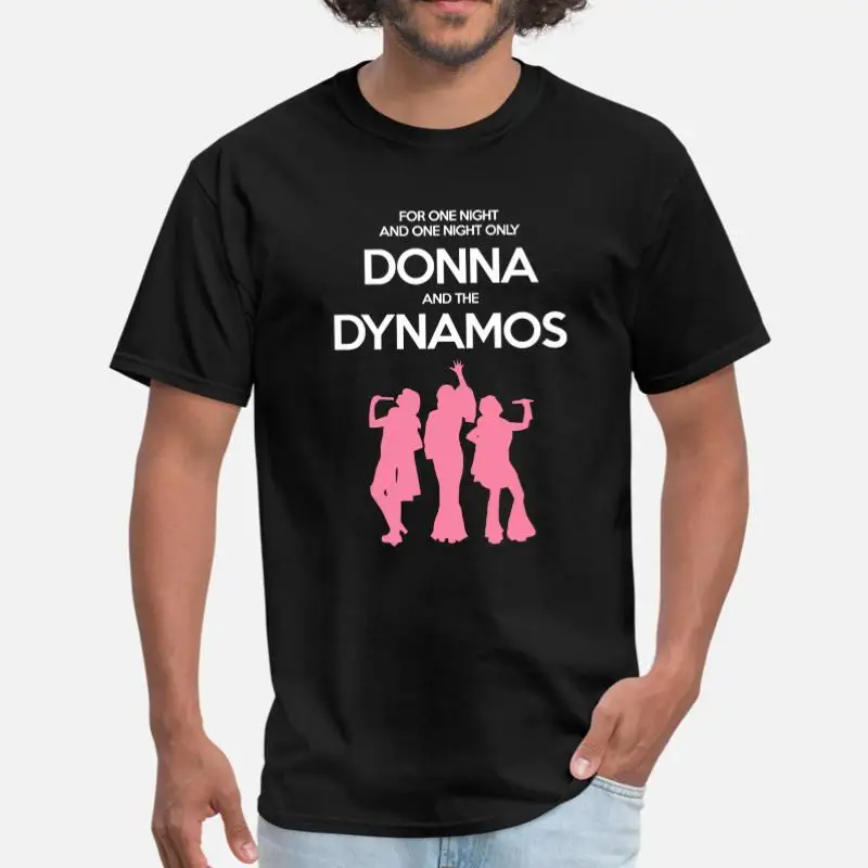 

Design Donna And The Dynamos T-Shirt For Men 100% Cotton Black Outfit Mens T-Shirt Short Sleeve Homme High Quality