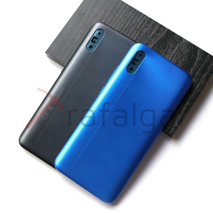 6.3&quot Back Cover For Xiaomi Redmi 9A Battery Rear Door Housing Case With Side Buttons Mobile Phone Replacement | Мобильные