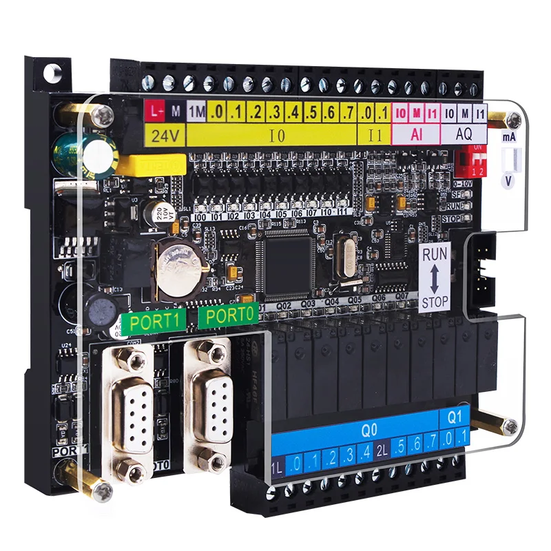 Одноплатный PLC Процессор 222 224 224XP 226 14/24 Вт, 30 Вт, 40 DIO для Siemens S7-200 Процессор 224 Процессор 226 CN PPI, аналоговый Ethernet опционально - Цвет: GPU223XP-R