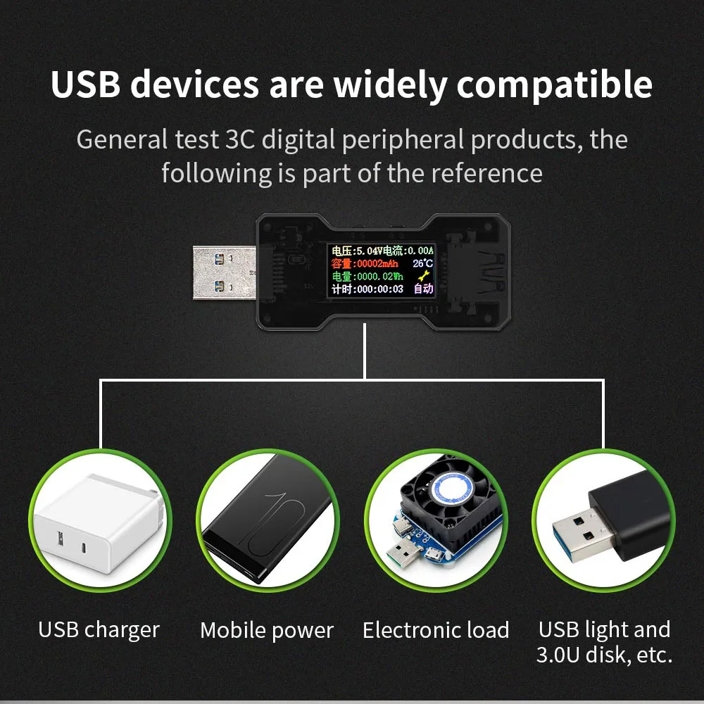 USB Тестер DC Цифровой FNB18 вольтметр Ампер ток измеритель напряжения амплитудный вольтметр детектор Банк питания зарядное устройство индикатор