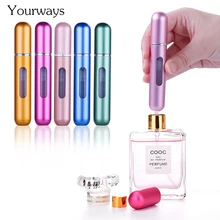 YOURWAYS 5 мл 8 мл многоразовый мини флакон-спрей для духов Алюминиевый распылитель портативный дорожный косметический контейнер флакон для духов
