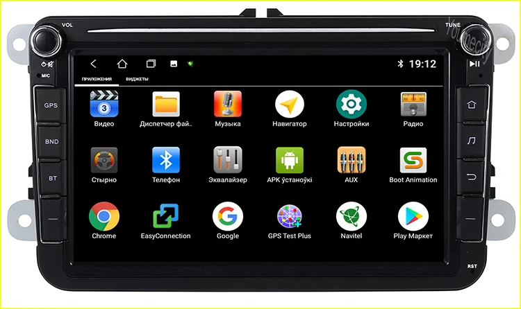 Cheap Android 9.0 Octa Core Car DVD Video Gps player for VW Volkswagen Jetta Transporter T5 EOS Touran Scirocco Sharan Bora Head Unit 2