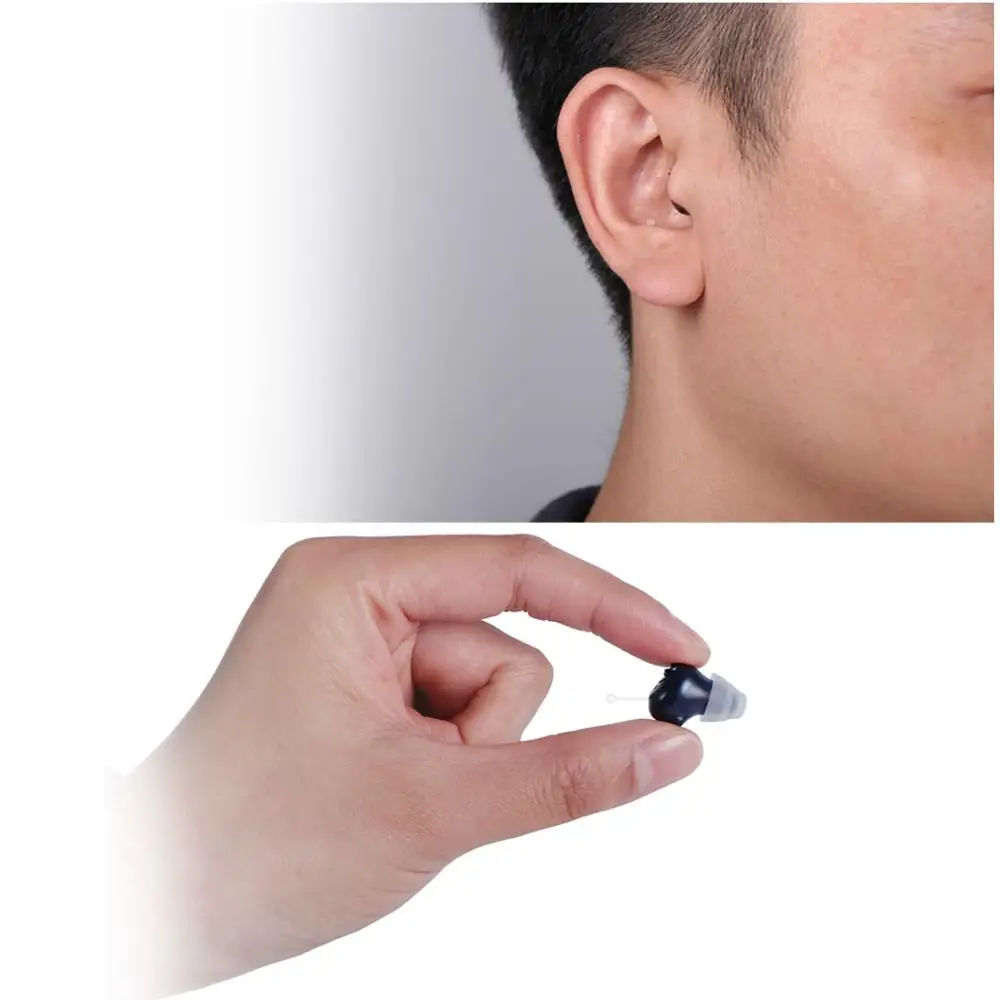 Цифровой слуховой аппарат MicroEar регулируемый тональный для глухих невидимый