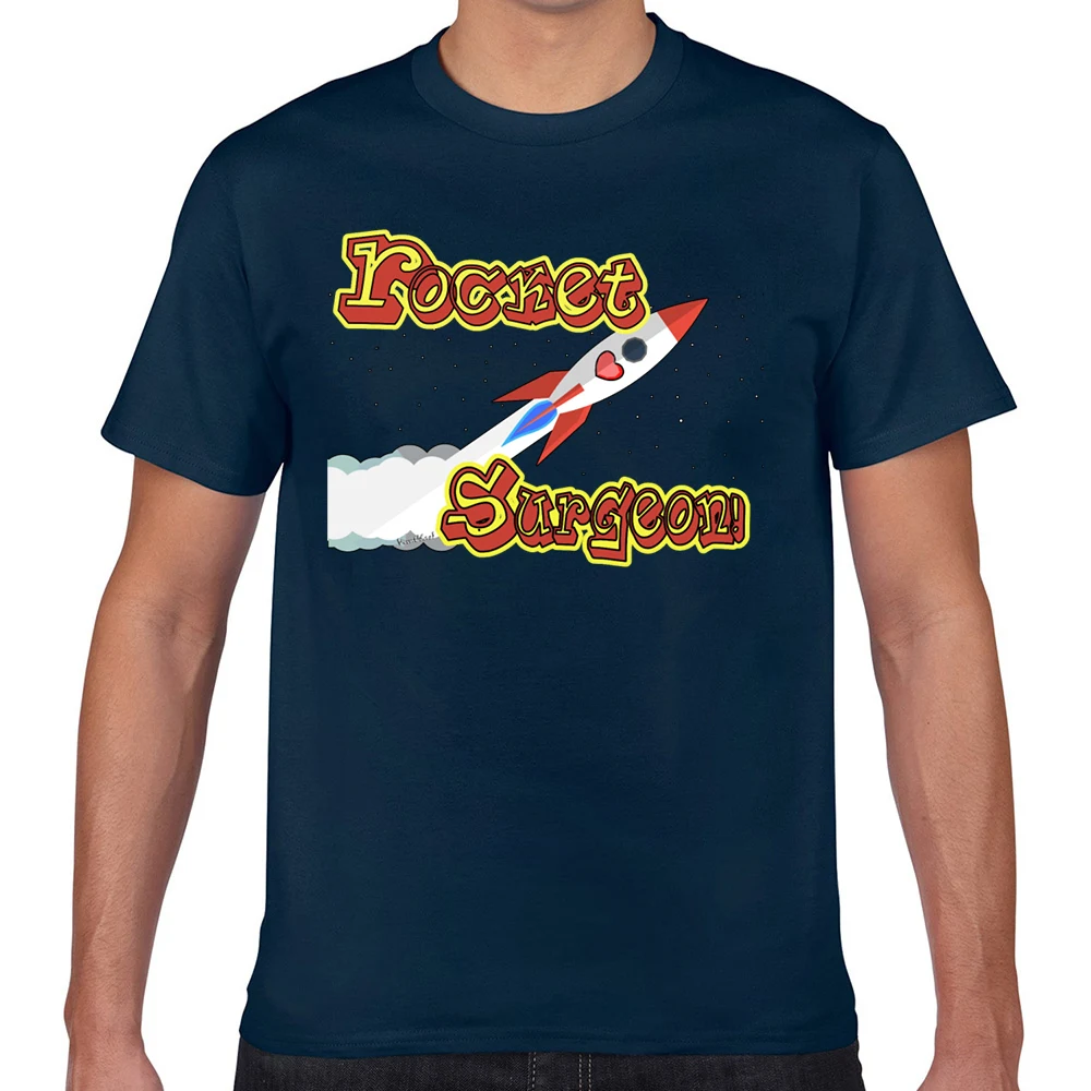 Tops T Shirt Men rocket surgeon tall sizes Sexy Harajuku Print Male Tshirt | Мужская одежда