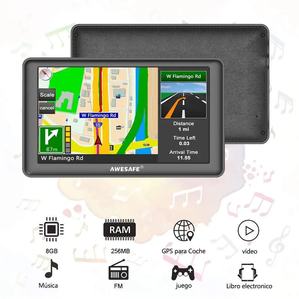 7 inch high definition GPS navigator car navigator car navigator samsara gps