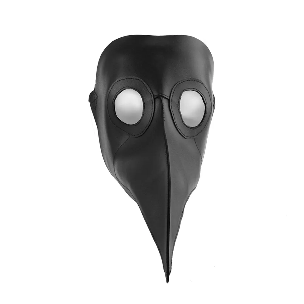 Vintage Steampunk Plague Doctor Masks PU Leather Birds Beak Masks Gothic Masquerade Ball Masks Halloween Cosplay Props (2)