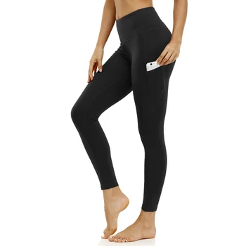 

Summer Women Gym Leggings with Pockets High Waist Tight Pants Fitness Gym Workout Running Jogging Pants