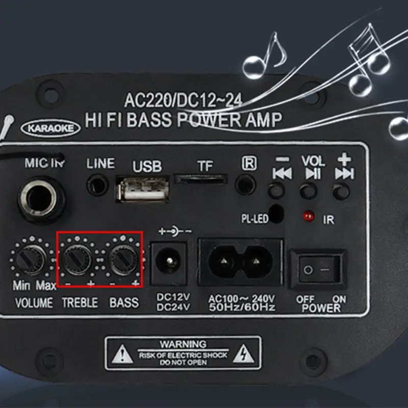 25 Вт усилитель плата Bluetooth Amplificador USB FM радио TF плеер сабвуфер комплект A5YA