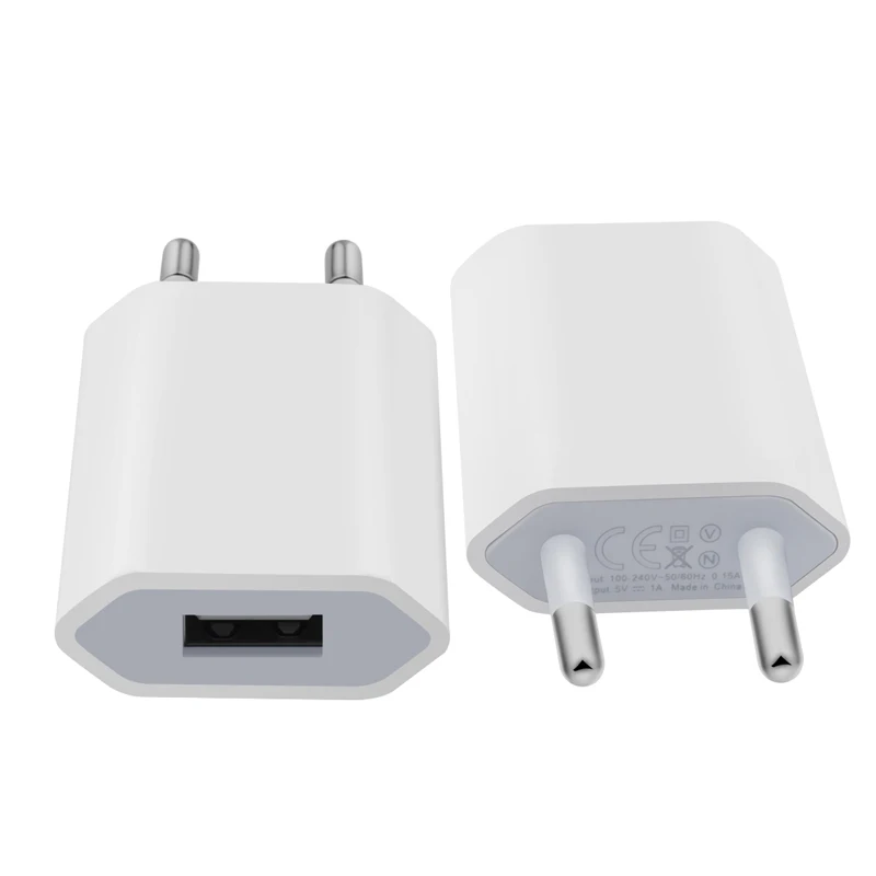 Универсальный 5 Вт ЕС вилка для туристического USB настенного зарядного