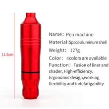 Татуировка ручка для татуировок роторная машина Татуировка пистолет машина для татуажа Наконечник Ручка швейцарский мотор тихий мотор для татуворкинга RCA