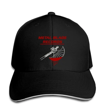 

VTG 1980s Metal Blade Records Heavy Metal Will Never Die Men Baseball Cap Reprint Snapback Cap Women Hat Peaked