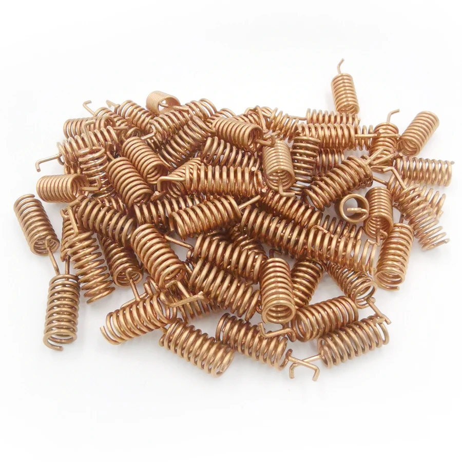 Customized Phosphor Copper / Bronze 3Dbi Internal PCB Spring 915 Mhz Coil Antenna