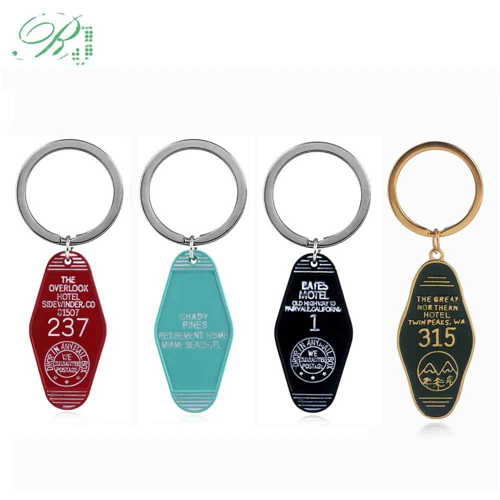 Twin Peaks Inspired Great Northern Hotel Keychain | Gold Printed, Ships From USA, Modern Collectible