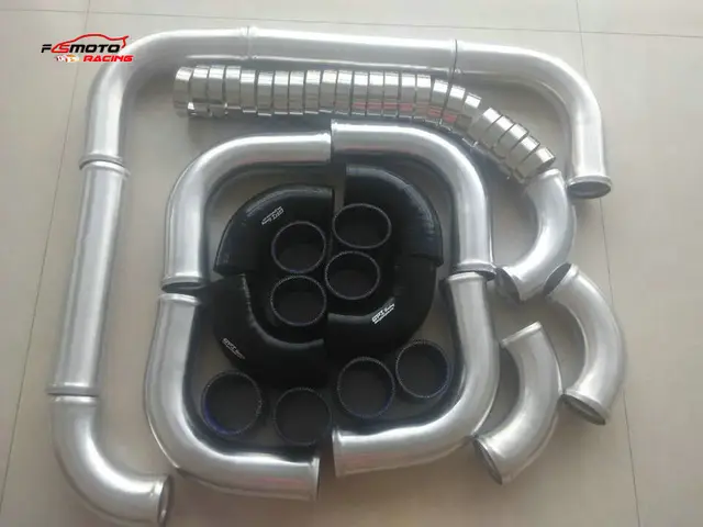 Manguera De Admisión Manguera Flexible Silicona Negra Universal 400 A 1000 Mm Para Intercooler Radiador Agua Tubo Admisión Turbo Para Coche Piezas Automóvil Admisión De Aire(400mm,ID 55mm