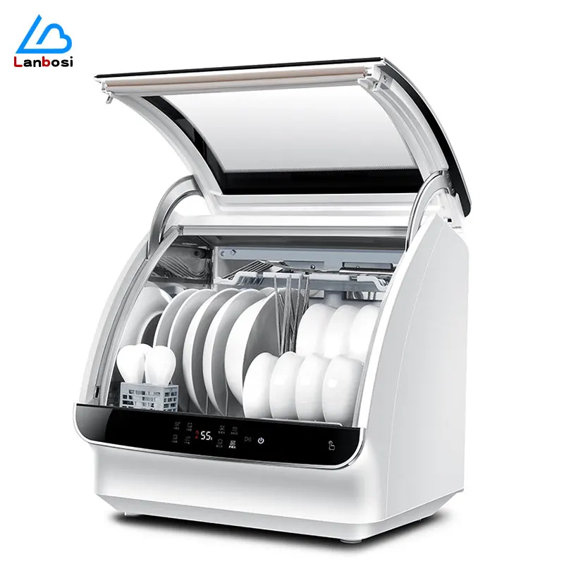 

Automatic Desktop Dishwasher Small Dishwasher 6 sets of tableware Silent