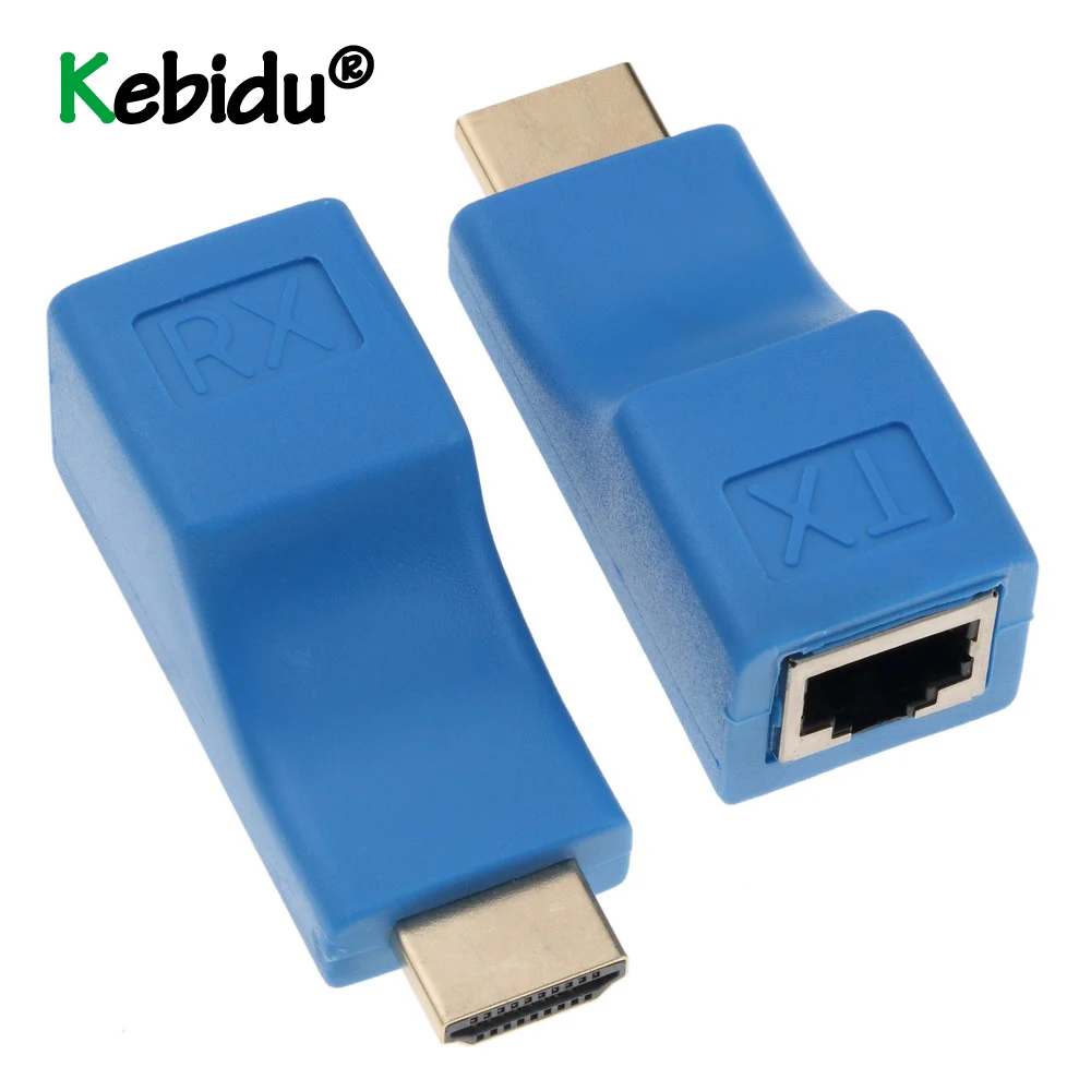 Сетевой Ethernet-Кабель 4k RJ45 HDMI-совместимый удлинитель длиной до 30 м CAT5e / 6 UTP LAN-кабель