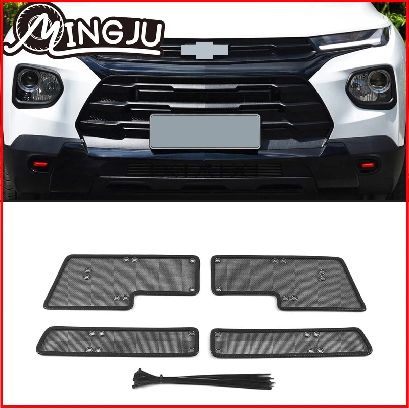 

Car Insect Screening Mesh Front Grille Net Cover Kit for Chevrolet TrailBlazer 2019 2020 2021 Accessories