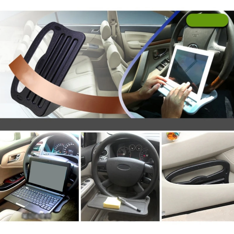 Car Steering Wheel iPad Holder Portable Laptop Tray PC Tablet bracket