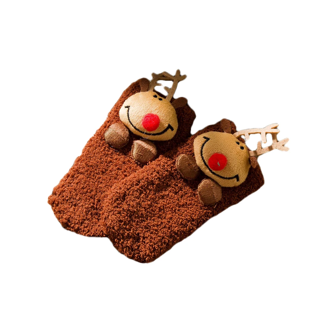 Pudcoco/модные рождественские одинаковые носки для всей семьи; рождественские носки для взрослых, мужчин, женщин, малышей и детей; Рождественские Зимние теплые носки до лодыжки