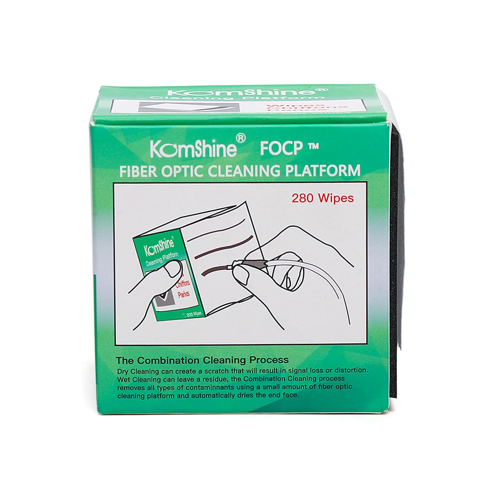 

Fiber Optic Cleaning Tool Optical Connector Cleaner Clean Wipes