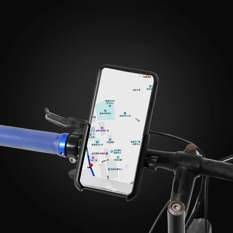  Aluminium Legierung Fahrrad Handy Halter Steht Anti-slip Motorrad Lenker Rückspiegel Telefon GPS Ha