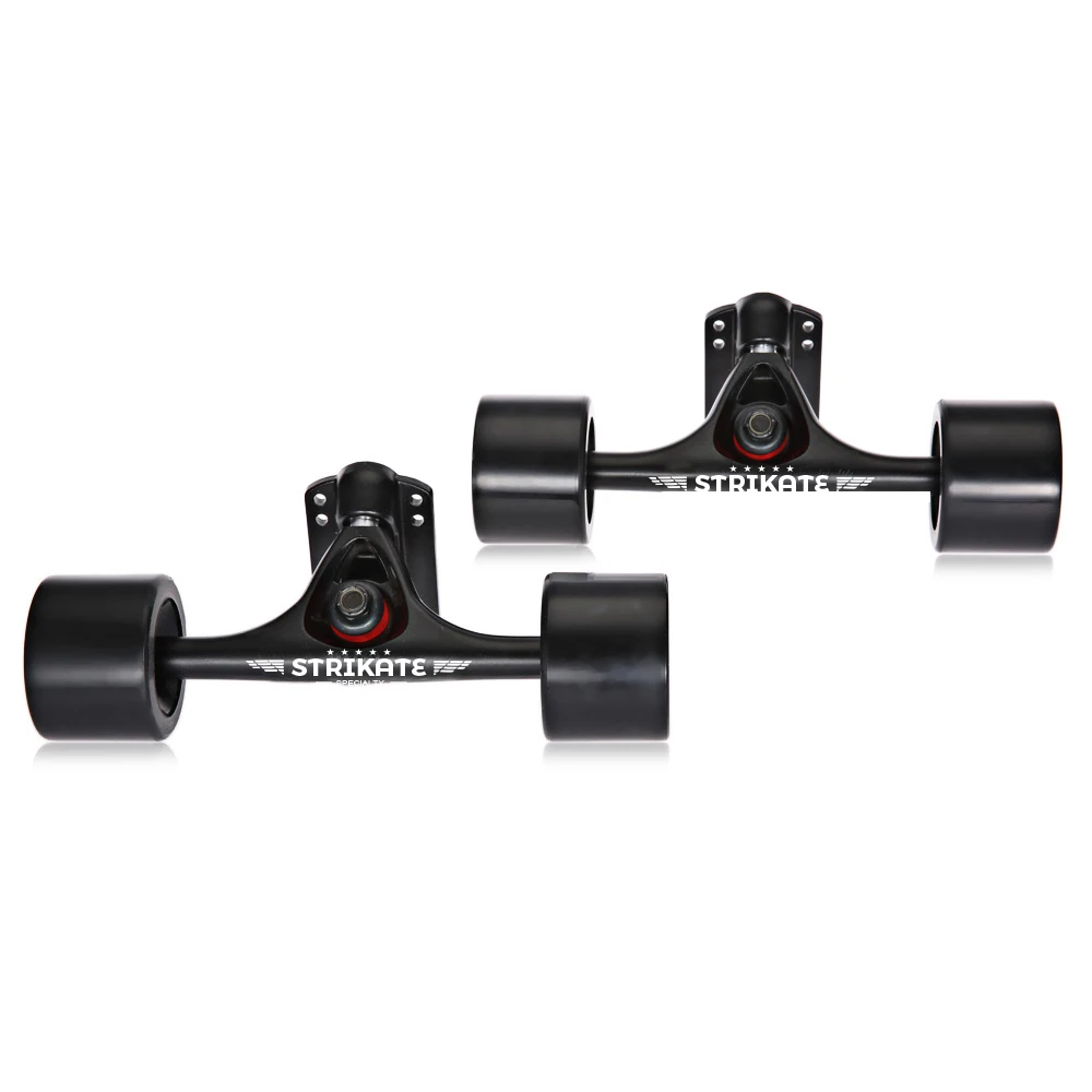STRIKATE 7inch Longboard Truck with 70mm Wheels Complete 6mm riserpad 35mm hardware T tools Combo