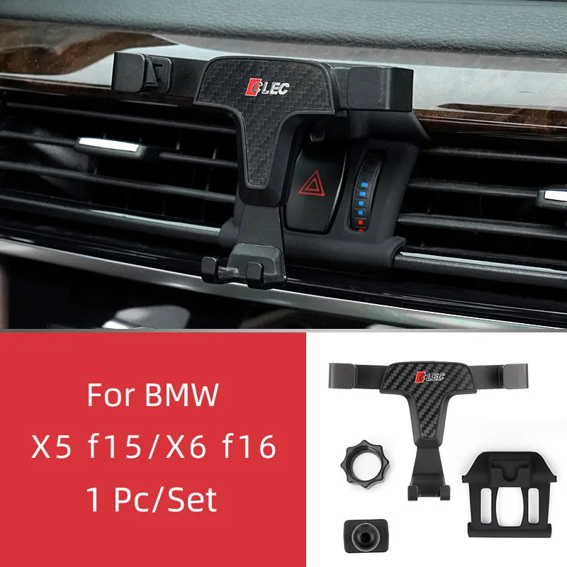 Для бмв BMW F30 F34 F20 G30 X1 F48 X3 G01 X5 F15 X6 Серия 1 Аксессуары для мобильного телефона держатель Кронштейн для мобильного телефона для крепления держателя автомобиля - Цвет: F15(X5)  F16(X6)