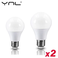 ​2pcs/lot LED Bulb E27 20W 18W 15W 12W 9W 6W 3W Bombilla LED E14 Light AC 220V Lampada Spotlight Lighting Cold/Warm White Lamp