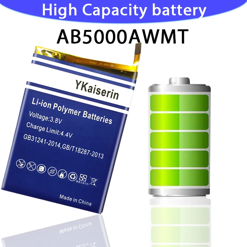 AB5000AWML батарея для Xenium CTV787 CTV526 мобильного телефона AB5000AWMT для PHILIPS V787 V526 V377 батарея большой емкости