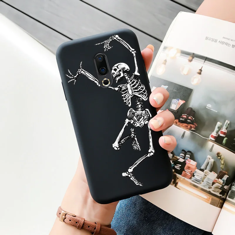 meizu back cover For Meizu 16 16t 16s 16x 16xs Plus Case Cartoon Painted Flower Pattern Shell Silicone Protection Phone Cover meizu phone case with stones Cases For Meizu