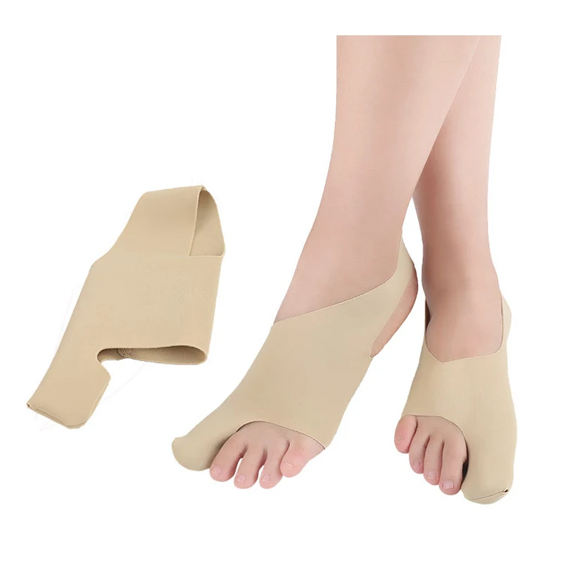 1Pair Orthopedic Toe Separator Bone Thumb Bunion Corrector Hallux Valgus Pedicure Socks Foot Bunion Straightener Adjuster Brace