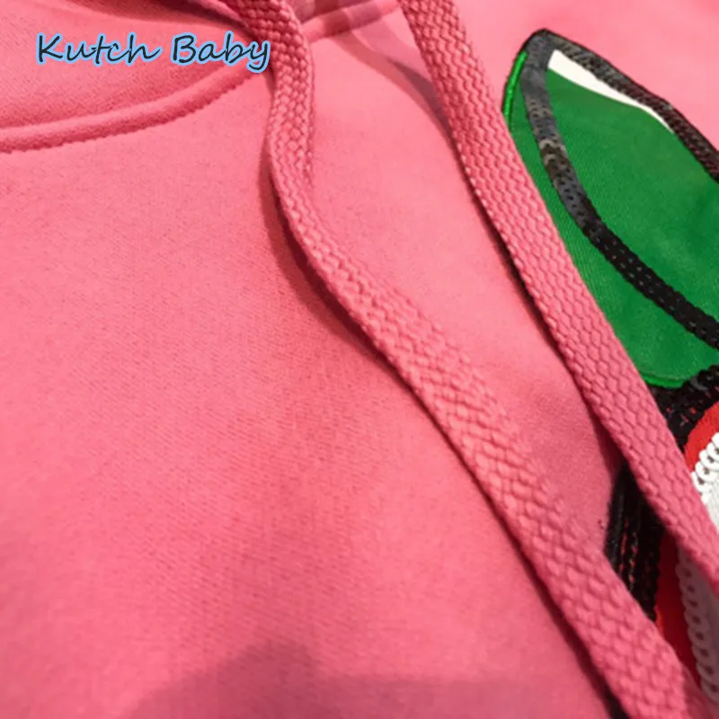 Kutch baby2019 модная женская розовая толстовка с капюшоном с принтом яблока, футболка с длинным рукавом для сцены, женская зимняя толстовка с капюшоном