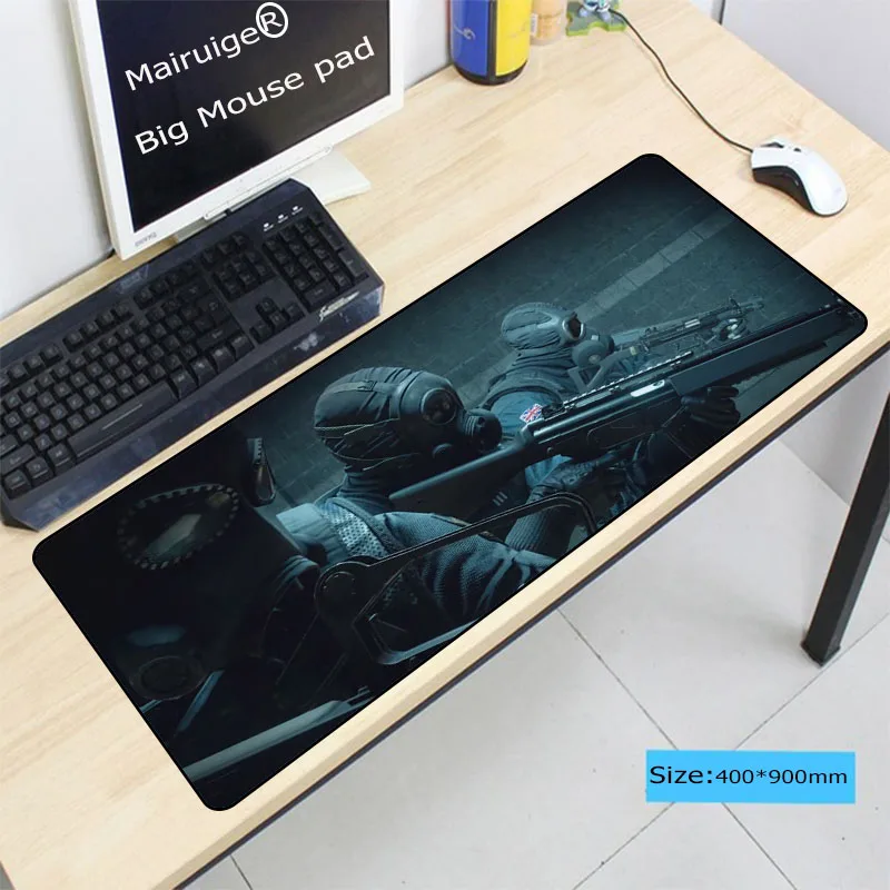  Rainbow Six Siege Large Laptop Computer PC Large Lock Edge Mousepad Gaming Mouse Mice Pad Mat For C