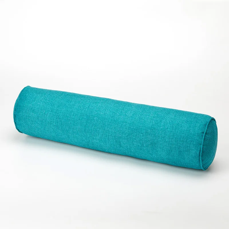 1 предмет, хлопковая льняная подушка для стойка кровати мульти Размеры спать лучше Поддержи съемный шеи терапии сна постельные принадлежности, подушка с эффектом - Цвет: lake blue