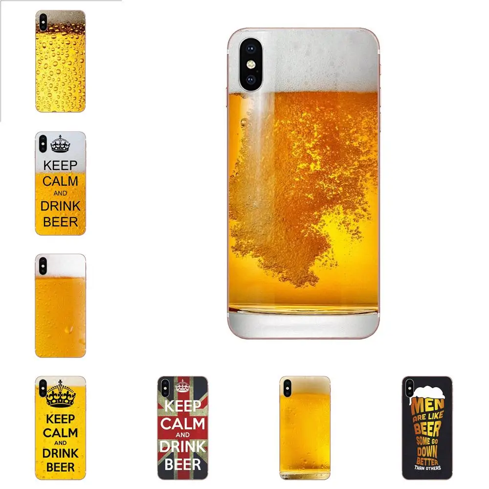 

For Xiaomi Mi3 Mi4 Mi4C Mi4i Mi5 Mi 5S 5X 6 6X 8 SE Pro Lite A1 Max Mix 2 Note 3 4 Soft Print Cover Case Drink Beer