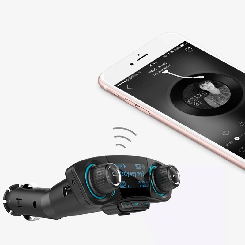 Автомобильный MP3-плеер автомобильный bluetooth-приемник U диск 12V24V Универсальный Aux автомобильный bluetooth-приемник