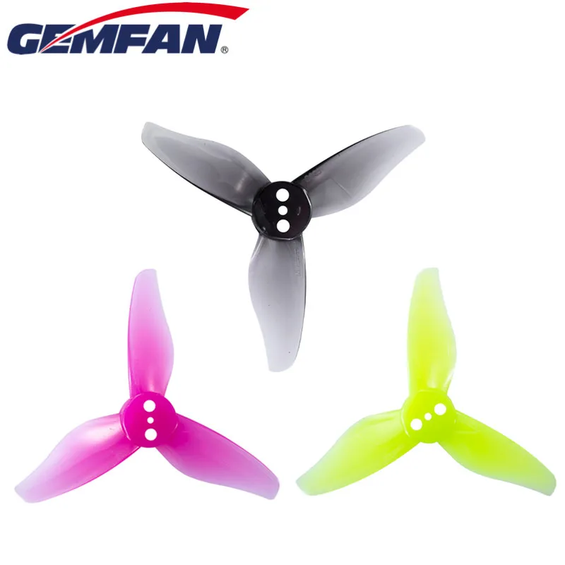 

GEMFAN 2023 2x2.3x3 2 inch 3-Blade CW CCW Propeller 3 holes 1.5mm Center Hole Diameter for RC FPV Racing Freestyle Drones DIY