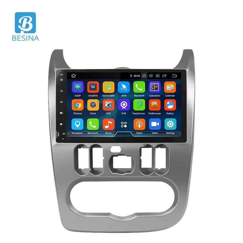 Besina в тире Android 9,0 автомобильный dvd-плеер для Duster Dacia Logan Sandero GPS навигация 1 Din автомобильный Радио Стерео 10," мультимедиа