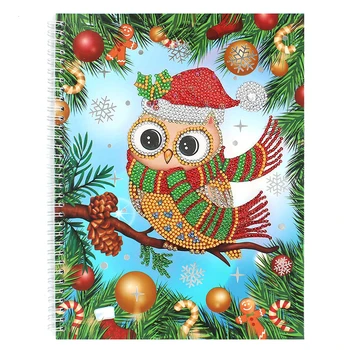 

EverShine Owl Diamond Painting Notebook Special Shape DIY Diamond Embroidery Mosaic Cartoon Animals Cross Stitch Art Gift
